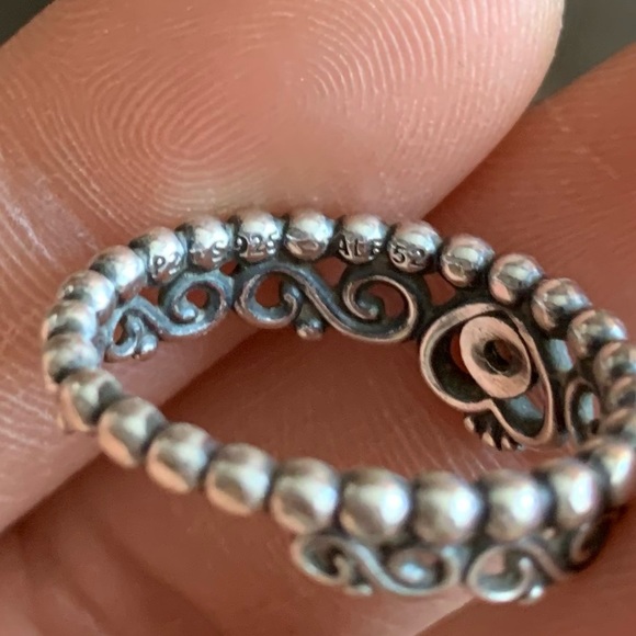 Retired Authentic Pandora The Princess Silver Ring Size US 6 Jewelry - Picture 10 of 13